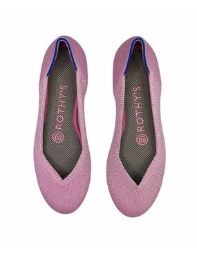 Rothy’s The Round Flat Shoe - Pink Begonia - Size 5